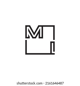 Las letras iniciales del logotipo de MI en un diseño profesional de alta calidad que se imprimirán bien en cualquier medio de impresión