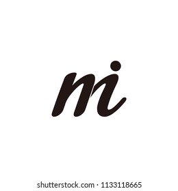 mi letter logo