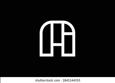 MI letter logo design on luxury background. IM monogram initials letter logo concept. MI icon design. IM elegant and Professional letter icon design on black background. M I MI IM