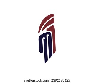 MI letter logo vector Stock Vector template 