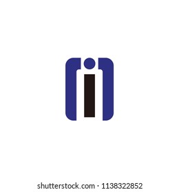 MI LETTER VECTOR LOGO