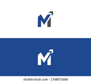 mi logo design vector format