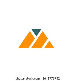 MI logo design vector sign template