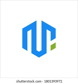 MI logo design vector sign