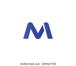MI logo design vector template