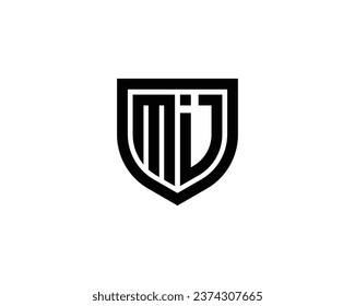 MI logo design vector template