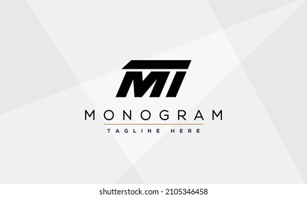 MI logo letter design on luxury background. IM logo monogram initials letter concept. MI icon logo design. 