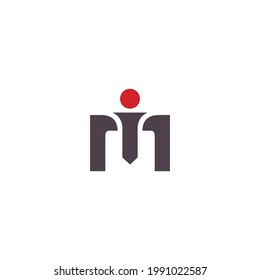 MI Logo Simple and Clean Design