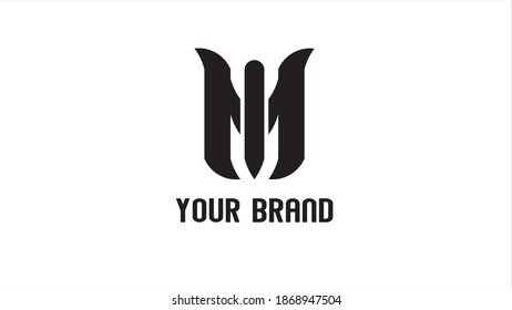 MI, MVI, Abstract Letters Logo Monogram for Bussines