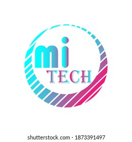Plantilla de diseño de logotipo de Mi Tech