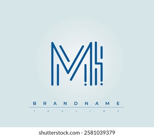 MI Technology Letter Logo Template. This tech letter logo is a graphic mark that uses letters to represent a technology company.