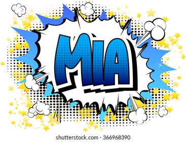 Mia - Comic book style female name