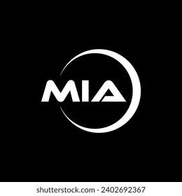 MIA Letter Logo Design, Inspiration for a Unique Identity. Modern Elegance and Creative Design. Watermark Your Success with the Striking this Logo.