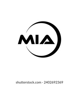 MIA Letter Logo Design, Inspiration for a Unique Identity. Modern Elegance and Creative Design. Watermark Your Success with the Striking this Logo.