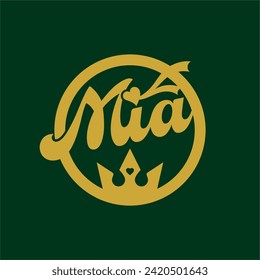 Mia Name Necklace Bracelet Chain Personalized Gift Gold Silver Jewelry Anniversary Birthday Christmas for Wife Girlfriend Daughter 
