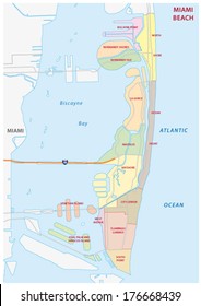 Miami Beach Administrative Map