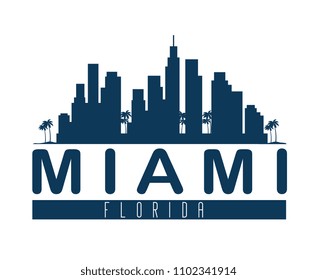 miami beach cityscape scene