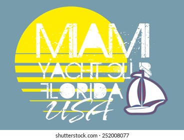 miami beach florida vector art