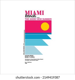 
miami beach good view simple vintage fashion