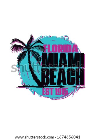 miami beach palm tree vacations family apparel