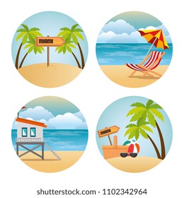 miami beach set scenes
