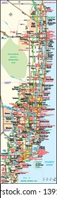 Miami, Florida Area Map