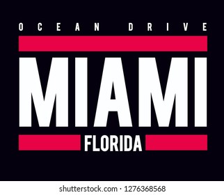 Miami graphic print