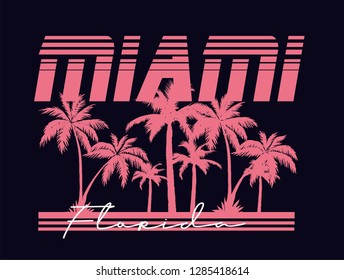 Miami graphic print