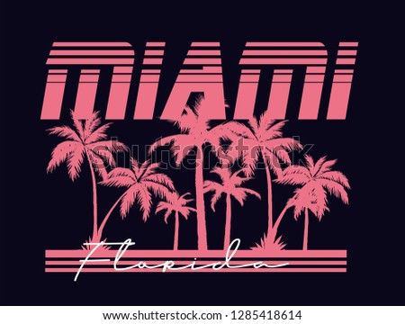 Miami graphic print