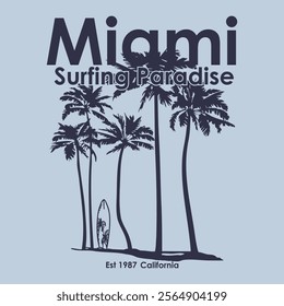 Miami Surfing Paradise California Est-1987