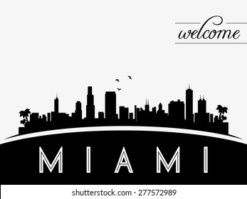 2,615 Miami city silhouette Images, Stock Photos & Vectors | Shutterstock