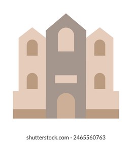 Hauptkathedrale Flaches Icon Design 