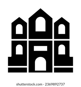 Icono De Glifo De La Catedral De Mian Para Uso Personal Y Comercial.
