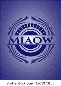 Miaow with denim texture