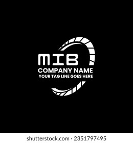 MIB letter logo creative design with vector graphic, MIB simple and modern logo. MIB luxurious alphabet design  