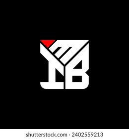 MIB letter logo vector design, MIB simple and modern logo. MIB luxurious alphabet design  