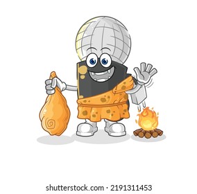 the mic ancient cartoon. cartoon mascot vector
