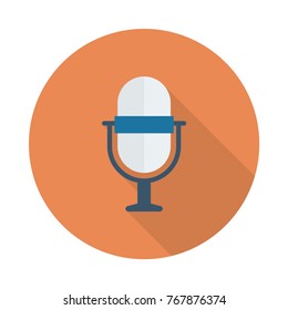mic circle flat 