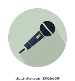 mic flat icon - From Multimedia, Camera and Photography icons set