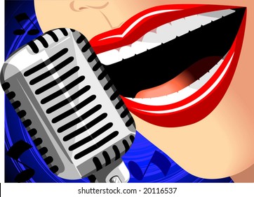  mic with girl	