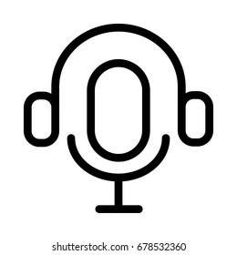 Mic Headphone Icon