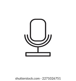 mic icon black and white