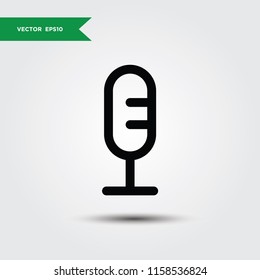mic icon design template