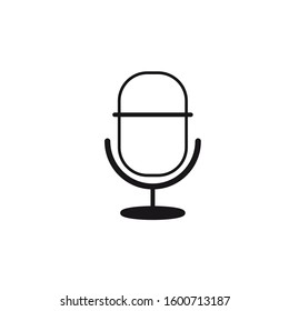 Mic icon design template EPS 10