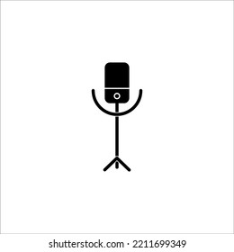 Mic Icon Illustration Vector Design 