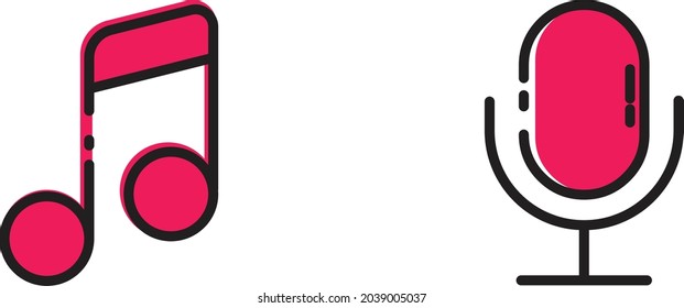mic icon lantern icon logo graphic icon symbol icon Graphic
