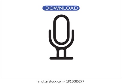 Mic icon or logo high resolution