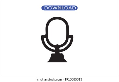 Mic icon or logo high resolution
