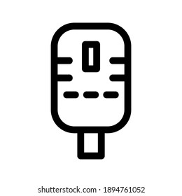 Mic icon or logo isolated sign symbol vector illustration - high quality black style vector icons
