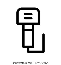 Mic icon or logo isolated sign symbol vector illustration - high quality black style vector icons
